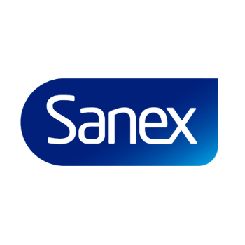sanex logo circular storm